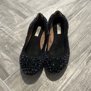 Jewel ballet flats